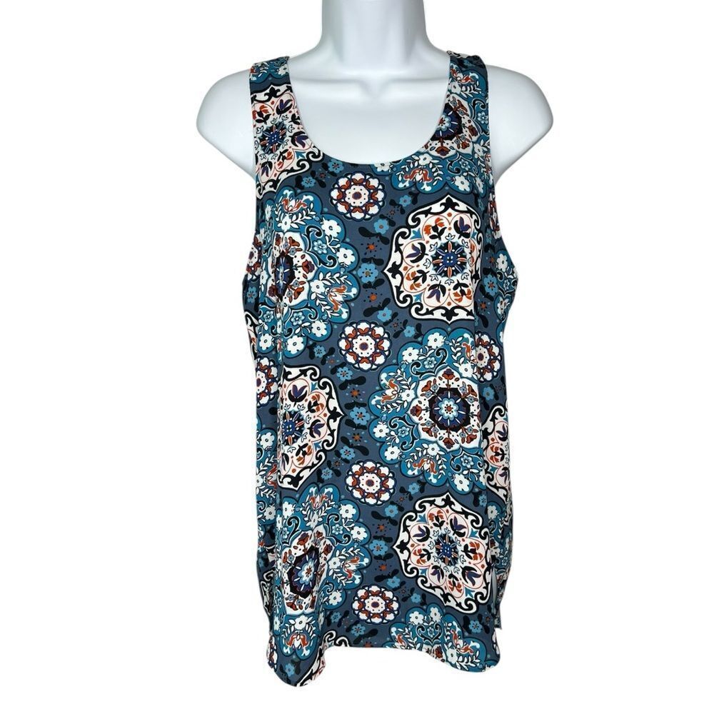 LOFT Women’s S Floral Sleeveless Racerback Tank